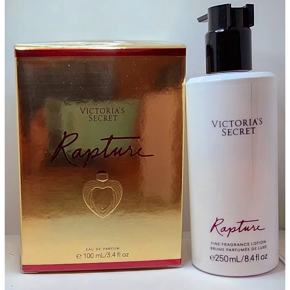3pc VICTORIA SECRET RAPTURE perfume 3.4 oz big parfum body lotion mist 8.4oz NEW - Picture 4 of 12
